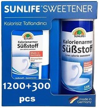 Sunlife Sweetener Sübstoff 1500 Tablets Sugar Free Made in Germany Exp.2025 - $27.60