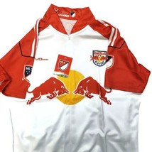 MLS Vomax New York Red Bulls Primary Short Sleeve Cycling Jersey Womens Size L - $19.37