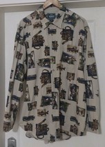 Vintage Woolrich Shirt Fly Fishing Long Sleeve Heavy Cotton Fish Mens XL (UU) - £14.61 GBP