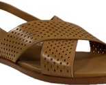 COLE HAAN Women&#39;s Fernanda Grand Pecan Leather Slide Sandal SZ 7.5, W19609 - $81.89