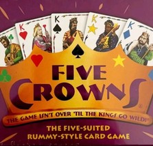 Five Crowns Factory Sealed Card Game SET Rummy Style Suit Game Brand New... - $29.99