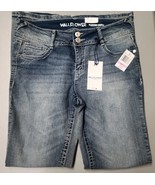 Women&#39;s Wallflower Luscious Curvy Fit Bootcut Jeans Mid Rise Medium Wash... - £30.42 GBP