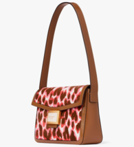 NWB Kate Spade Katy Shoulder Pink Leopard Haircalf Leather K8969 Gift Bag FS - £177.25 GBP