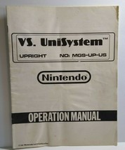 VS System Arcade MANUAL Nintendo Original Video Game Service Operation 1985 - £22.04 GBP