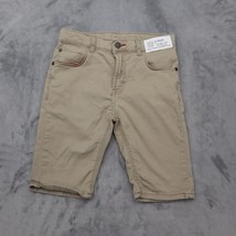 Wrangle Shorts Boys 12 Beige Chino Flat Front Adjustable Waist Button Po... - $22.75