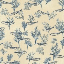 Moda TO THE SEA 16932 16 Pearl Quilt Fabric By The Yard Janet Clare. - £7.77 GBP