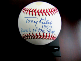 Tony Kubek 1957 Rookie Of The Year 1961 Ny Yankees Signed Auto Oml Baseball Jsa - £118.67 GBP