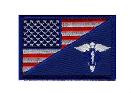 EMT USA Flag Medic EMS Tactical Hook Patch by Miltacusa (MF5) - £5.58 GBP