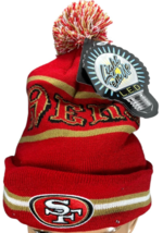 2023 San Francisco 49ers Light Up Knit pom Beanie by light &#39;em up L.E.D. - $418.84 MXN