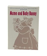 Longaberger Pottery Bunny Series Cookie Mold 1994 Mama and Baby Bunny Vi... - €9,66 EUR