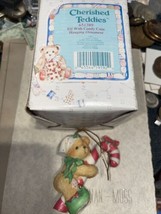 1995 Cherished Teddies Elf (Bear) with Candy Cane Ornament #651389 - £3.99 GBP