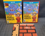 Super Mario Maker Book Bundle (Nintendo, Wii U, 2015) Video Game - $14.85