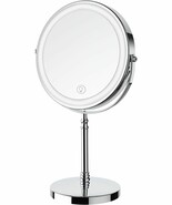 Lighted Makeup Mirror, 8&quot; Rechargeable Double Sided Magnifying Mirror Wi... - $965.69 MXN
