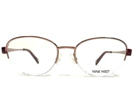 Nine West Eyeglasses Frames NW1060 780 Red Gold Round Half Rim 50-17-135 - £14.54 GBP