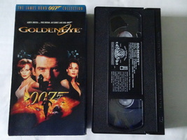 Goldeneye with Pierce Brosnan as Ian Fleming&#39;s 007 James Bond VHS Tape 1999 - £5.53 GBP