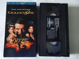 Goldeneye with Pierce Brosnan as Ian Fleming&#39;s 007 James Bond VHS Tape 1999 - £5.59 GBP