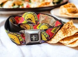 Buckle-Down Adjustable Belt Ford Mustang Buckle Taco Motif Design Seat Belt - $32.30 CAD