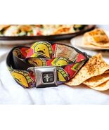 Buckle-Down Adjustable Belt Ford Mustang Buckle Taco Motif Design Seat Belt - $32.30 CAD