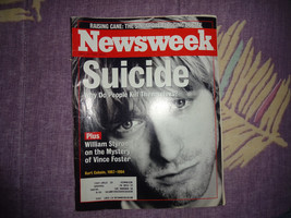 Newsweek Magazine April 18 1994 Kurt Cobain Nirvana Suicide Vince Foster - £8.63 GBP