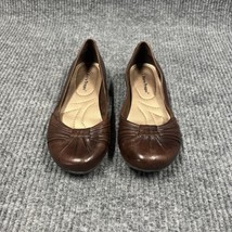 BARE TRAPS Shoes Womens Size 6 Narizon Brown Leather Round Toe Slip On F... - $23.74