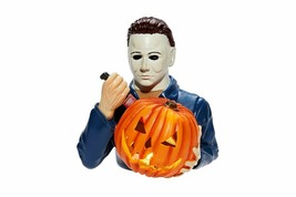 Halloween Michael Myers Light Up LED Statue Pumpkin Jack-o-Lantern Yard Decor - £63.99 GBP