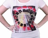Bench UK Donna Simsbury Crema Grafico Moda T-Shirt BLGA2368 Nwt - $18.71