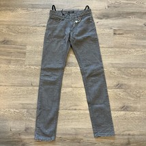 Co Stume National Men&#39;s Pants Waist 28 Length 33 Grey Denim Jeans Made In Italy - $143.54