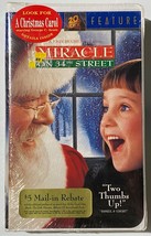 New Christmas Miracle on 34th Street Santa VHS Videotape Sealed 1995 - £7.87 GBP