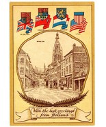 Postcard Greetings from Holland Breda NV Erven Lucas Bols Distillers Ams... - £3.90 GBP
