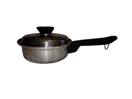 Duncan Hines Sauce Pan Pot Lid 3 Ply 18-8 Stainless Steel 1 Qt Regal Ware - £11.98 GBP
