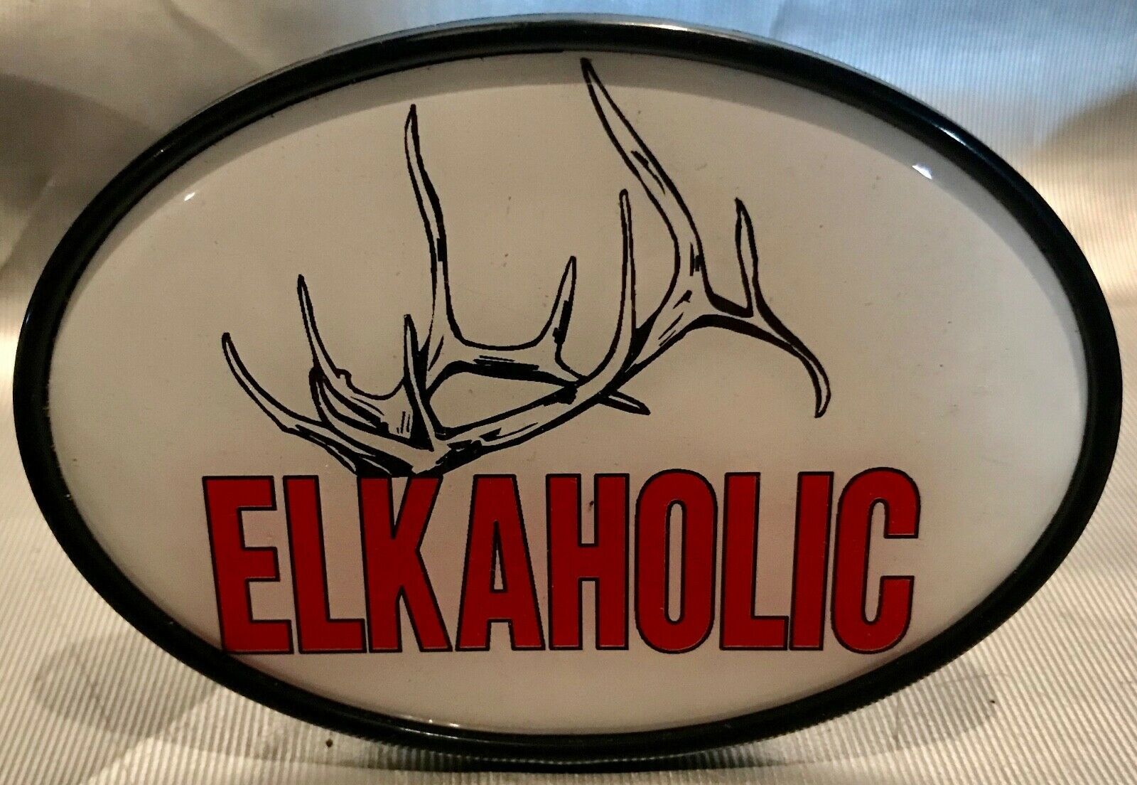 Primary image for Knockout ELKAHOLIC Trailer Hitch 2" Receiver Cover - NEW ~ Protect Your Receiver