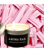 Musk Stick Lollies Scented Tin Candles Hand Poured Vegan Friendly Eco Soy - $284.64 MXN+