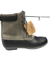 Weatherproof Vintage Duck Boots Mens Size 12 Gray Black Leather Rubber F... - £24.57 GBP