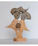 Handcrafted Abstract Wood Sculpture – &quot;Emoootion&quot; | Organic Modern Art D... - $273.07 CAD