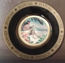 Art Of Chokin Hawaii 24kt Gold Edge 6&quot; Plate  - £7.78 GBP