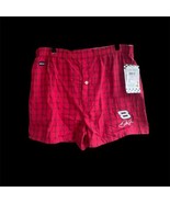 NEW OLD STOCK CONCEPTS SPORT L FLANNEL  Dale Jr # 8 EMBROIDERED BOXER SH... - $14.99