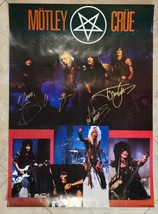 Motley Crue signed poster  Shout At The Devil 1983 , 4 members, Original... - $2,928.90 MXN