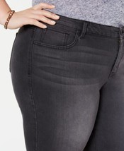 Style &amp; Co Womens Plus Size Cut Off Bermuda Shorts color Black Smudge Si... - £30.72 GBP