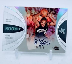 2006-07 Fleer EX Shannon Brown #66 366/399 ROOKIE RC AUTO - £9.94 GBP