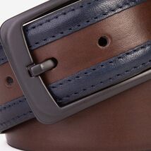 The Neiva Navy/Brown Leather Belt image 2