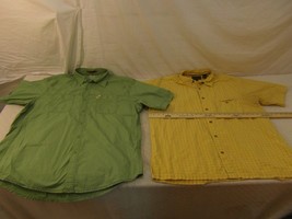 Timberland Yellow Blue Plaid XL Button Up Shirt Timberland Green XL Butt... - £24.41 GBP