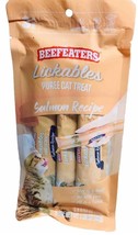 SHIPS N 24 HOURS-Beefeaters Lickables Salmon Puree Cat Treats 1.59 oz-Br... - $10.94 CAD