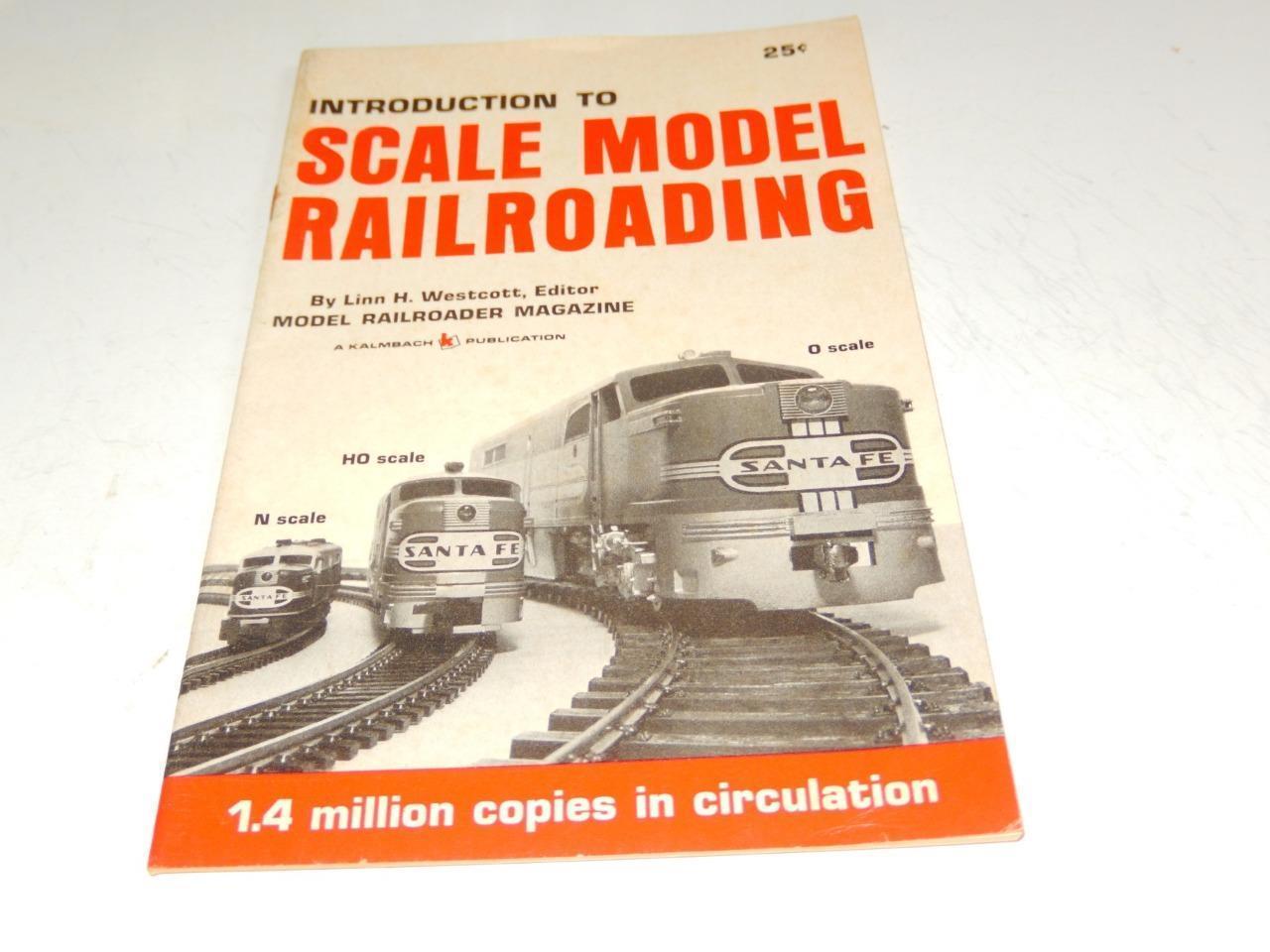 VINTAGE &#39;KALMBACH- INTRODUCTION TO SCALE MODEL RAILROADING BOOK&#39;-1970- F... - $3.70