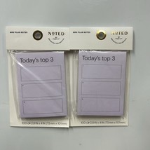NOTED By Post It Mini Plan Notes Today&#39;s Top 3 Pack of 2 - £9.03 GBP