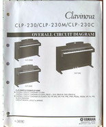 Yamaha CLP-230 230M 230C Digital Piano Original Overall Circuit Diagram ... - £38.93 GBP