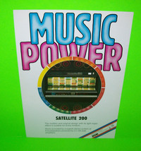 NSM SATELLITE 200 Original 1983 NOS Phonograph Music Promo Sales Flyer B... - $36.10