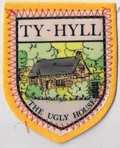 Wales Patch Badge Ty-Hyll The Ugly House Handpainted Handpainted Felt 2.... - $11.87