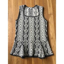 Cabi Peplum Cotton Sleeveless Sweater Size M - $19.79