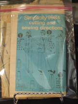 Simplicity 9984 Misses Tunic &amp; Pants Pattern - Size 14 Bust 36 Waist 28 - £10.96 GBP