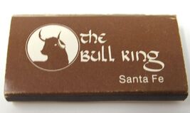 The Bull Ring Restaurant Slider Match Box Santa Fe NM Vintage Small  Emp... - $14.84